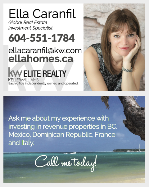 Ella's business card